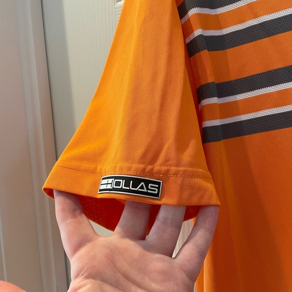 Men’s Hollas polo golf tee - Picture 3 of 4